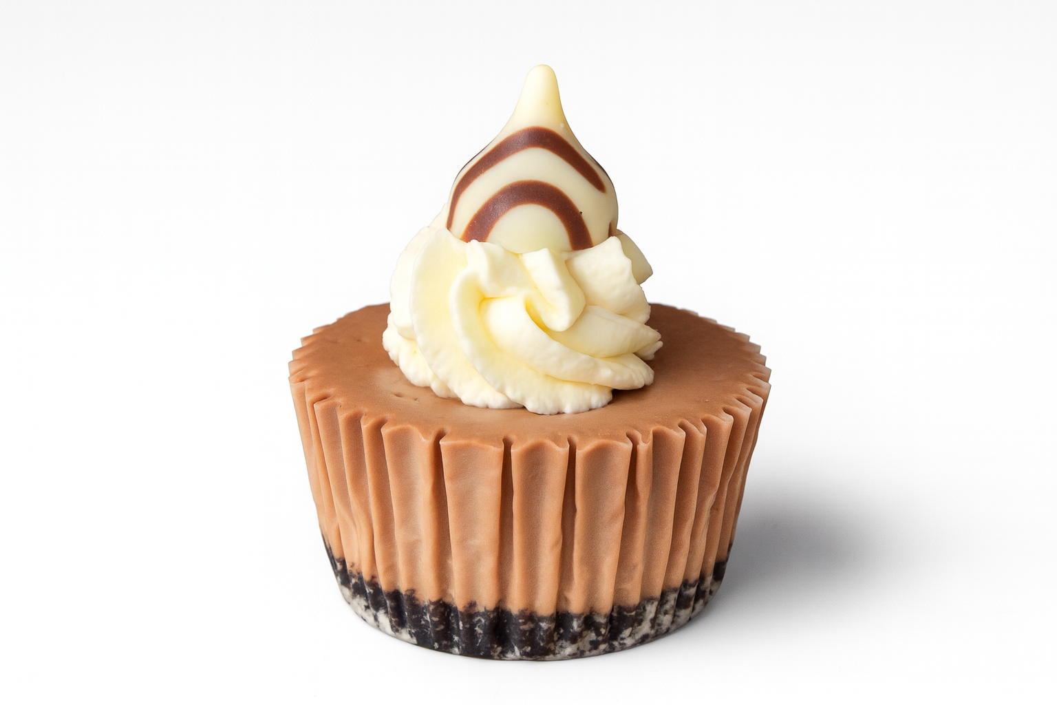 Peach Vanilla Cream Cheese Cupcake